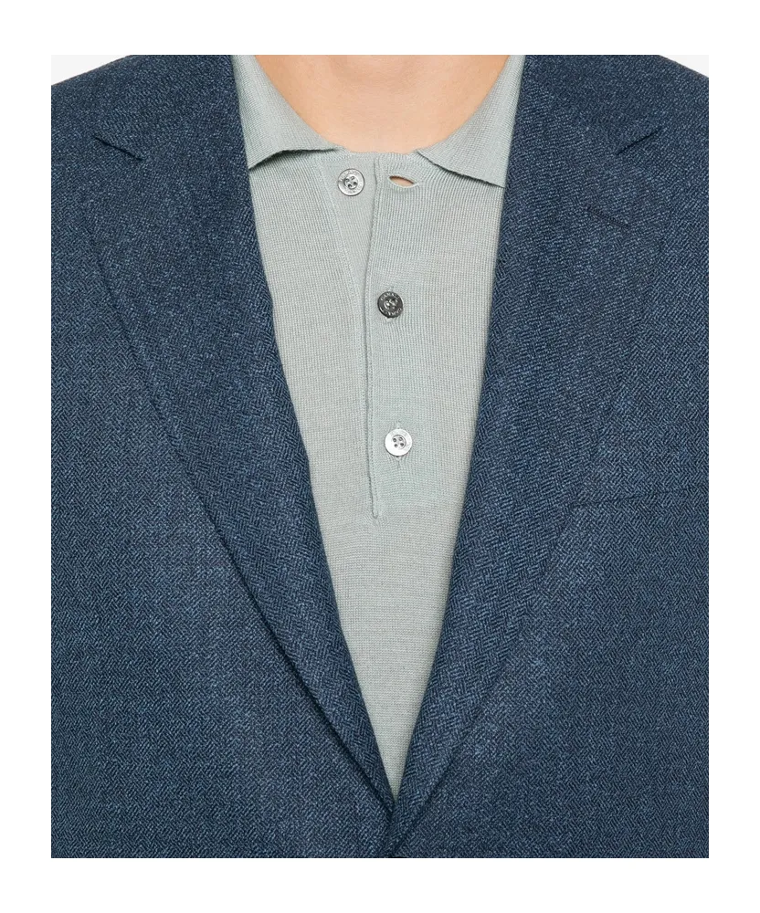 Long-Sleeved Suit Jacket