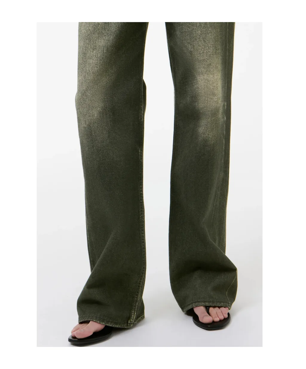 Our Legacy Aurora-Print Straight Leg Jeans