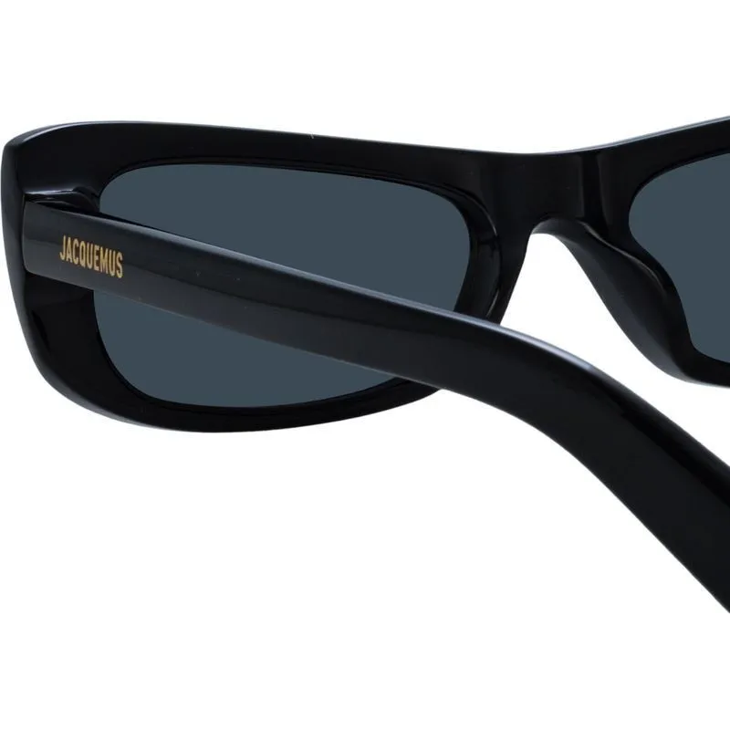 Jacquemus Capri Rectangle Frame Sunglasses