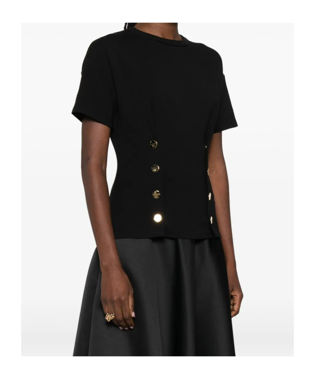 Button-Detail T-Shirt