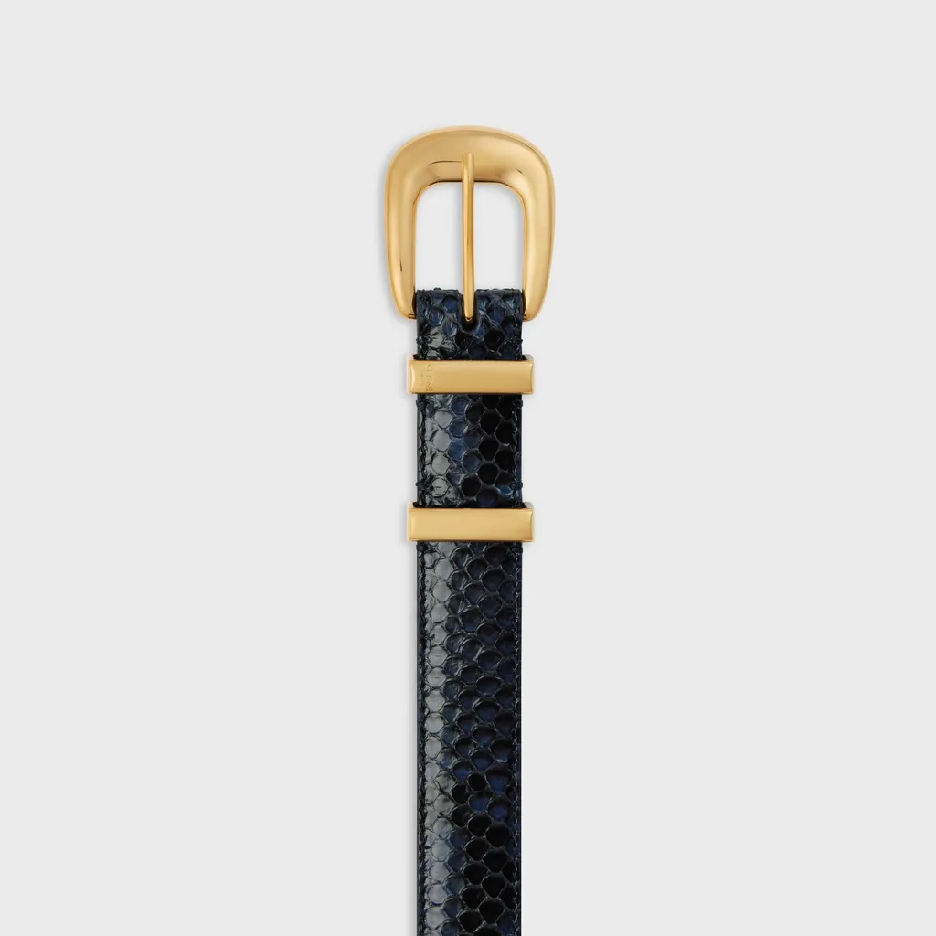 Medium 25Mm Western Belt In Python