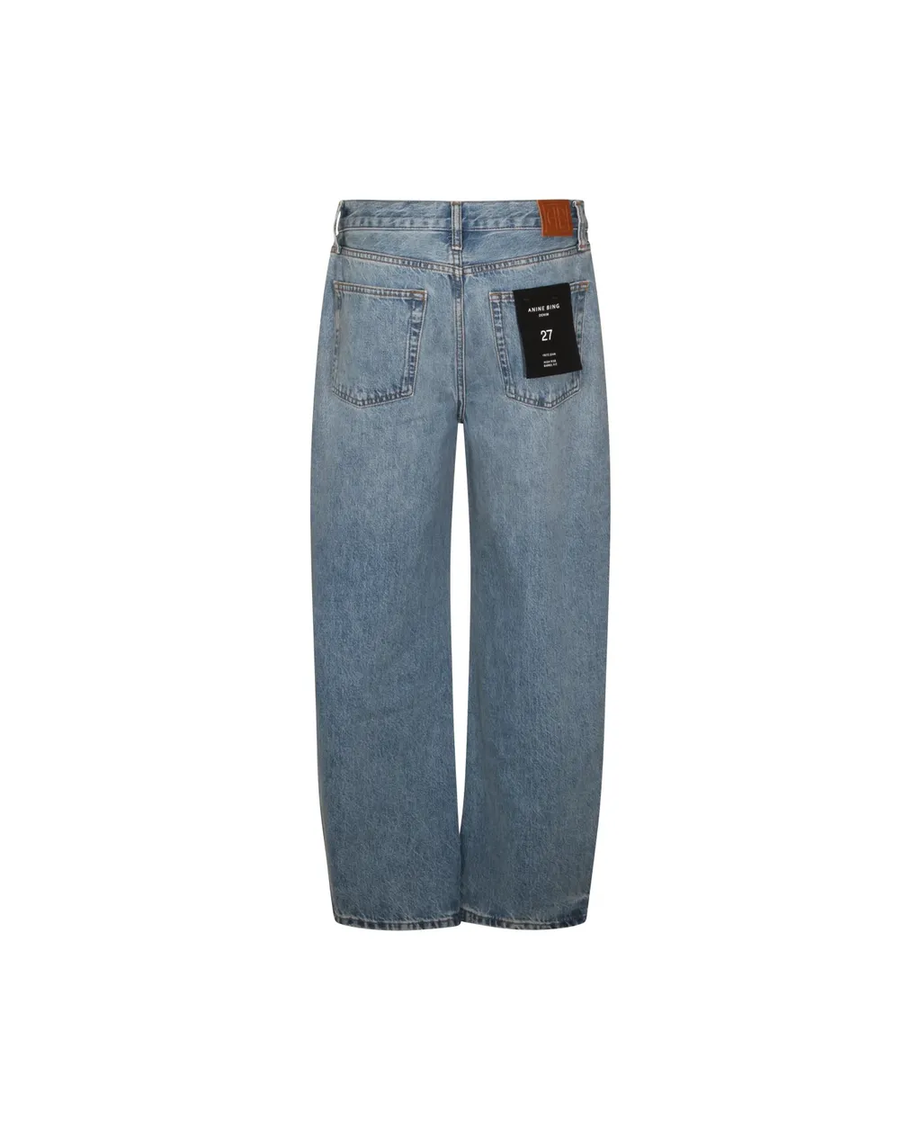 Anine Bing High-Rise Straight Jeans