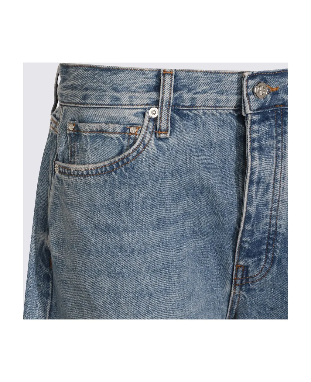 Anine Bing High-Rise Straight Jeans