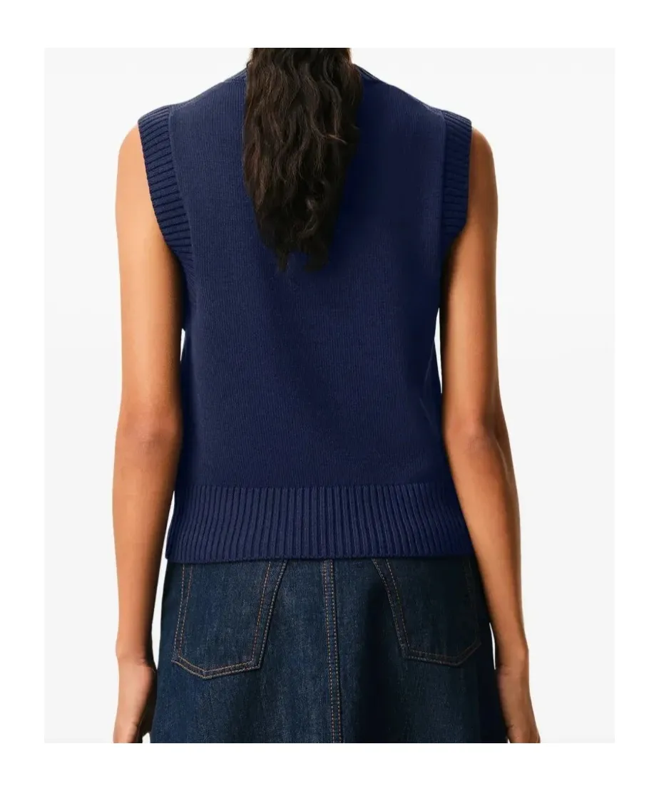 Ami V-Neck Knitted Gilet