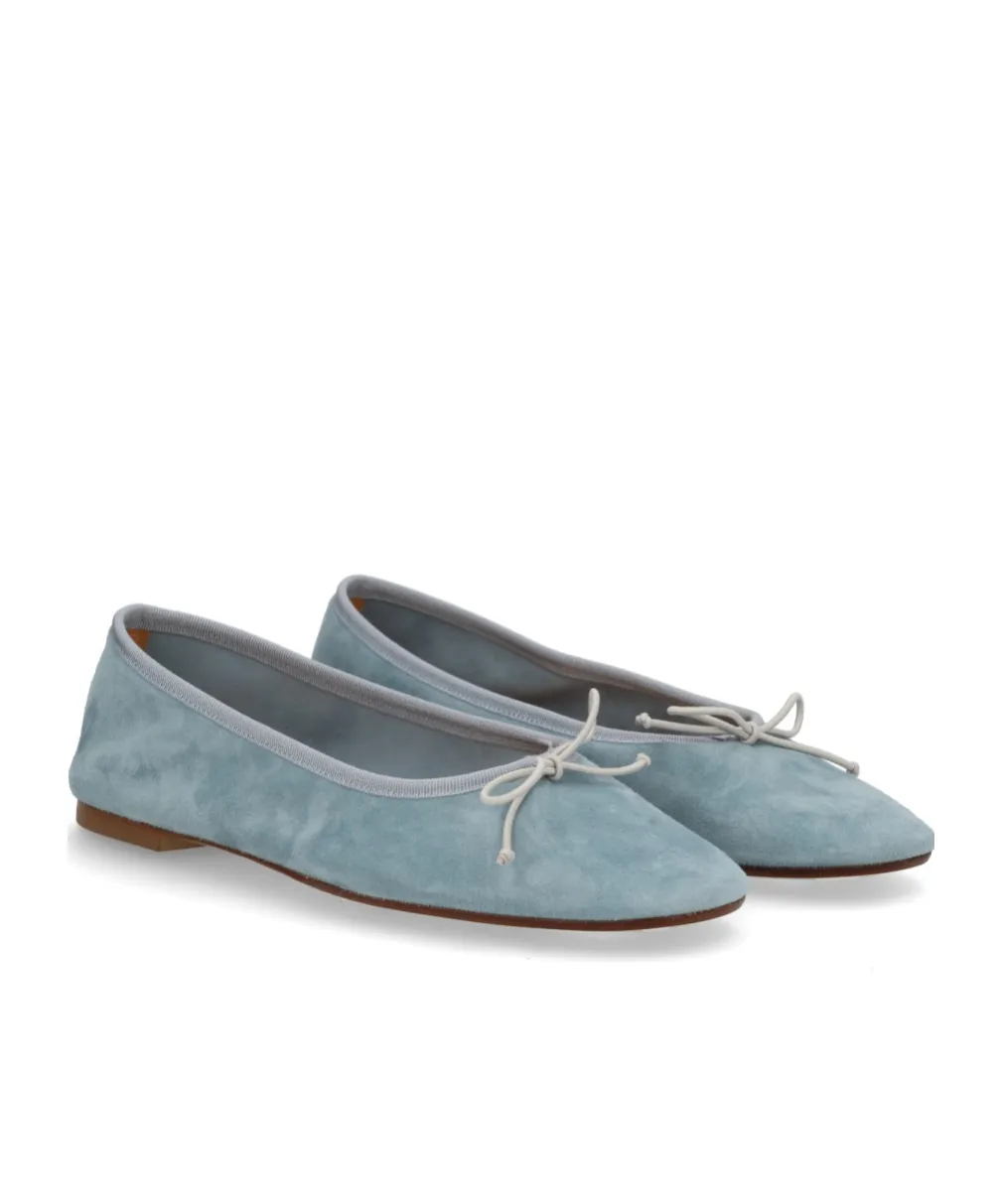 Aeyde Bow Detailed Slip-On Flats