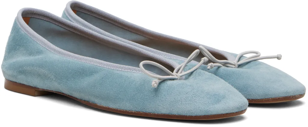 Aeyde Bow Detailed Slip-On Flats