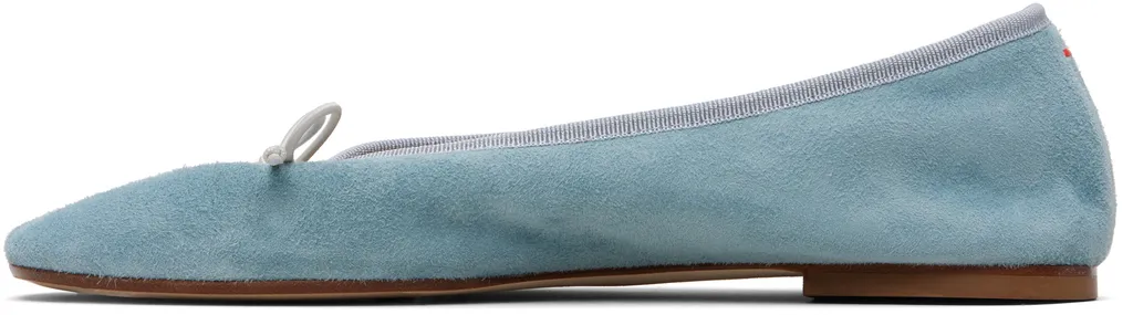 Aeyde Bow Detailed Slip-On Flats