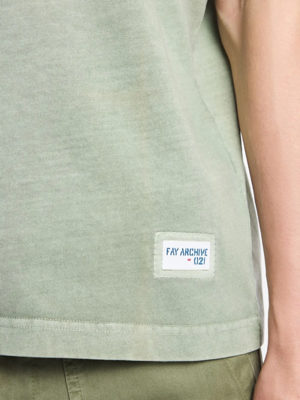 Fay Archive Logo Patch T-Shirt