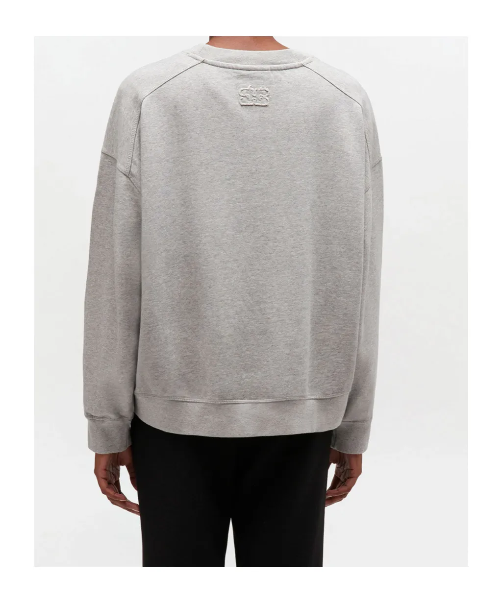 Ganni Logo Crewneck Sweatshirt