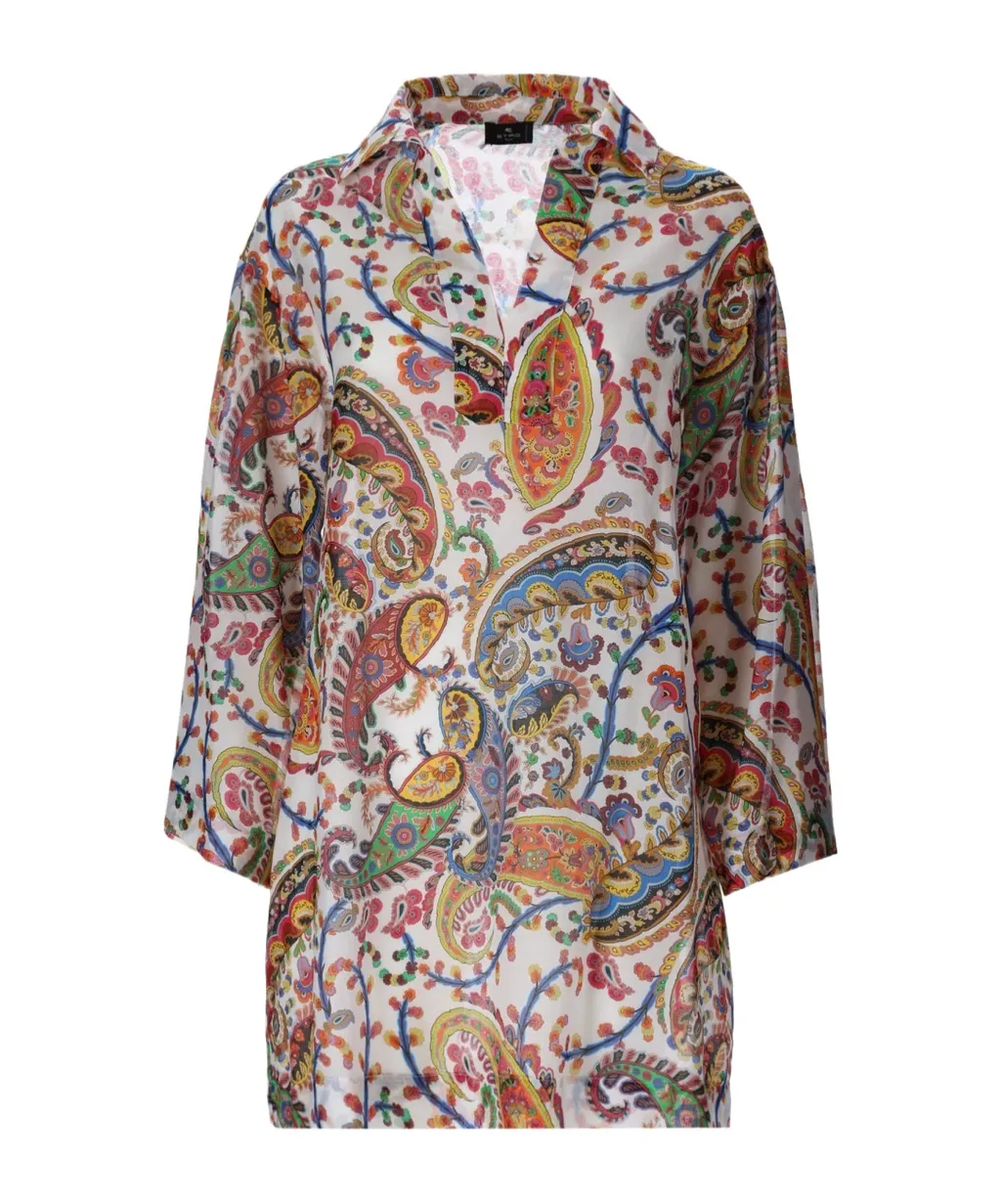 Etro V-Neck Printed Tunic
