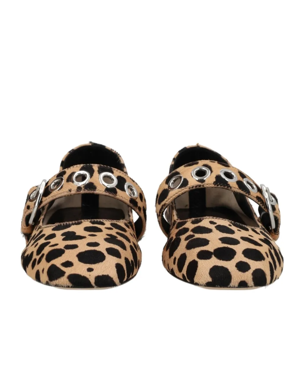 Aeyde Printed Mary Jane Shoes