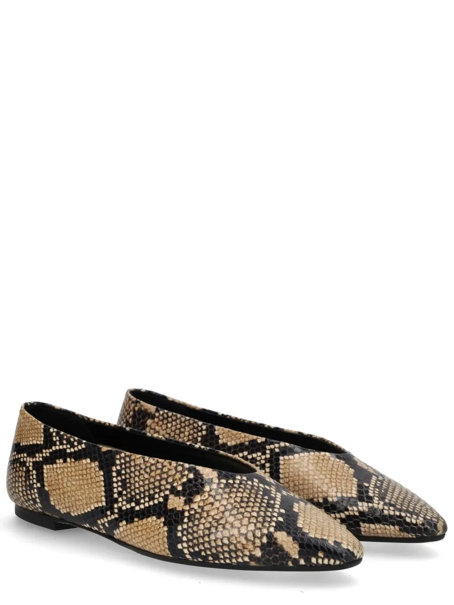 Aeyde Betty Printed Ballerina Shoes