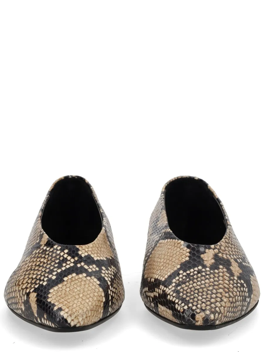 Aeyde Betty Printed Ballerina Shoes