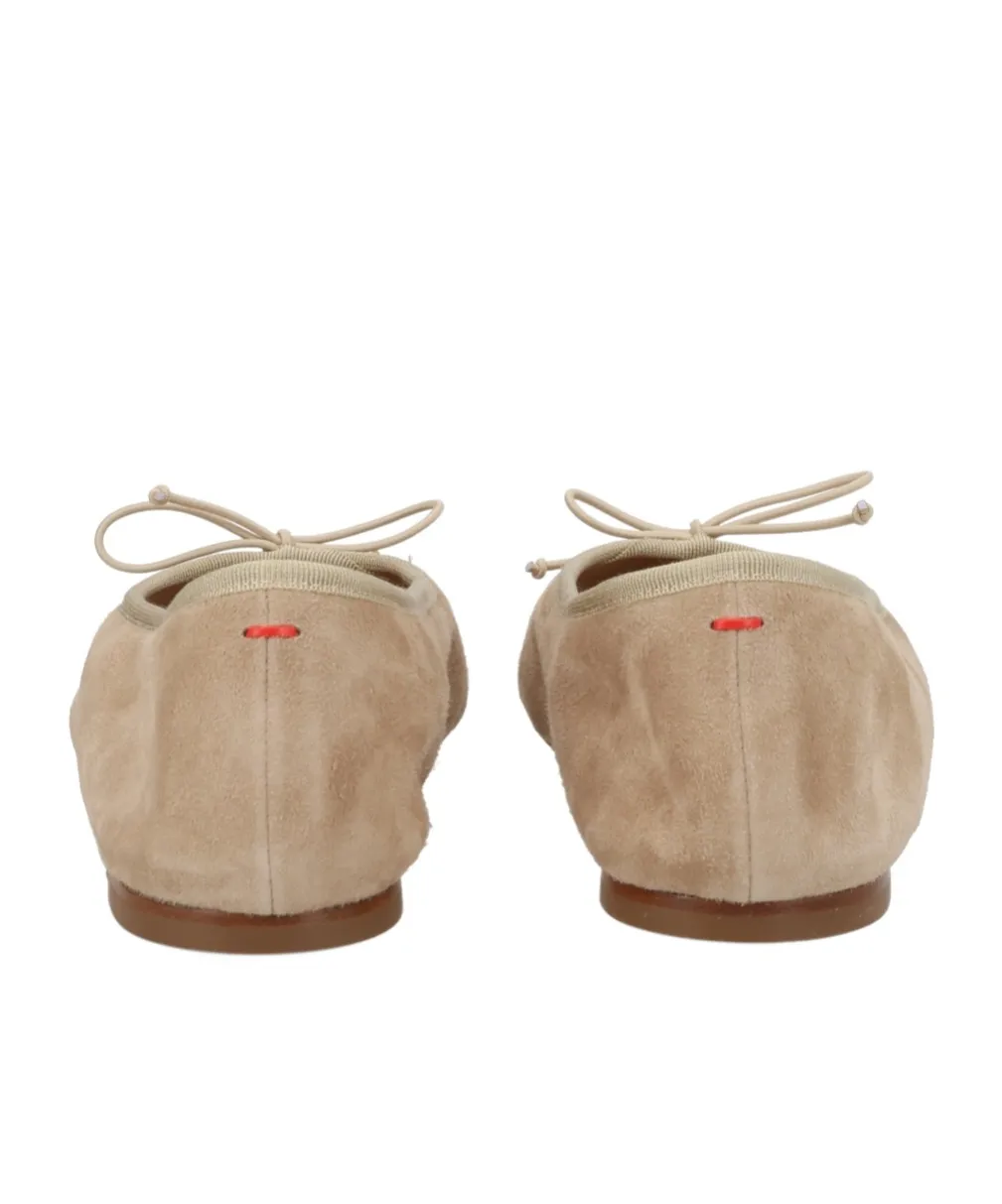 Aeyde Tiby Bow Detailed Slip-On Flat Shoes