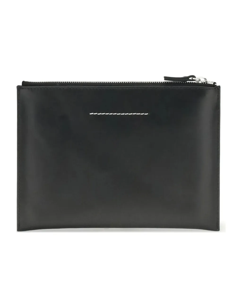 Mm6 Maison Margiela Small Leather Pouch