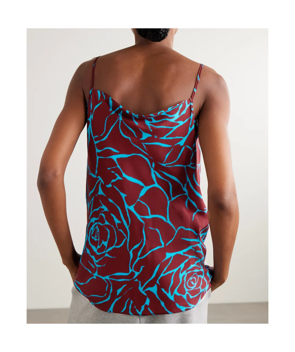 Draped Printed Camisole