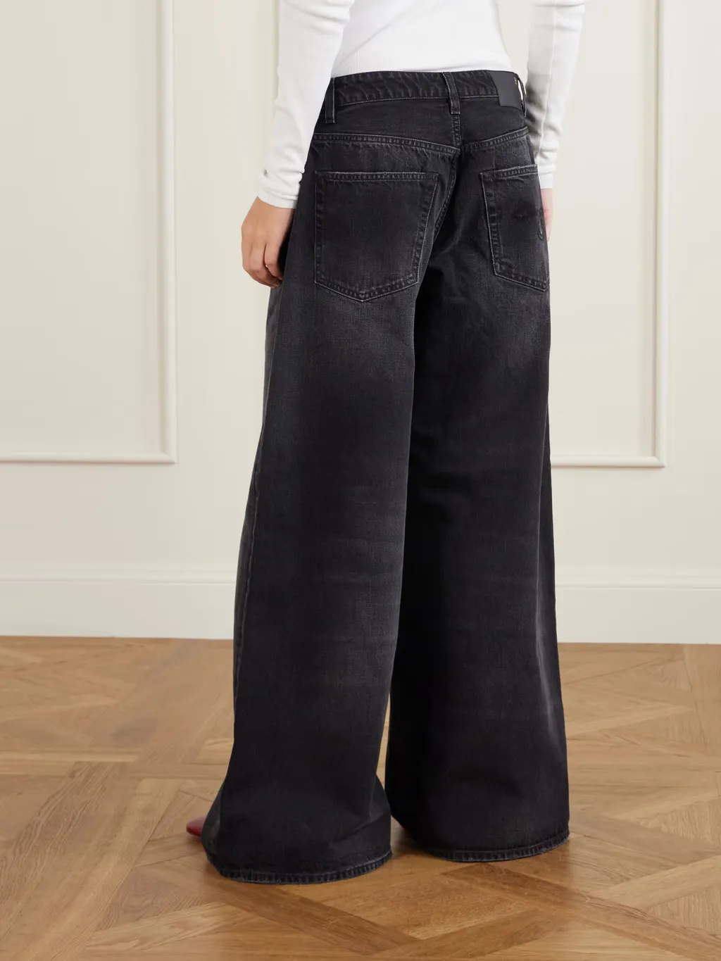 Nico Wrap-Effect Boyfriend Jeans