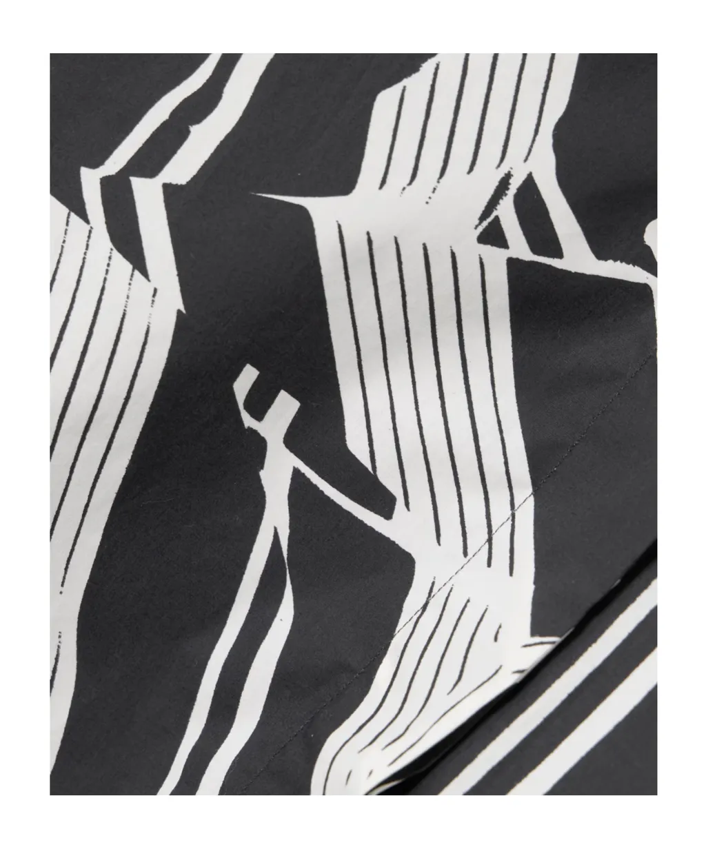 Printed Cotton-Poplin Shirt