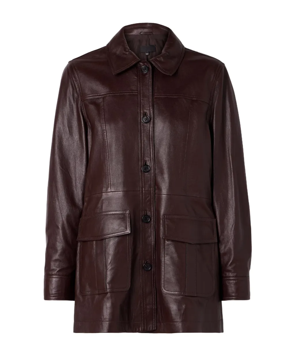 Emmylou Patchwork Leather Jacket