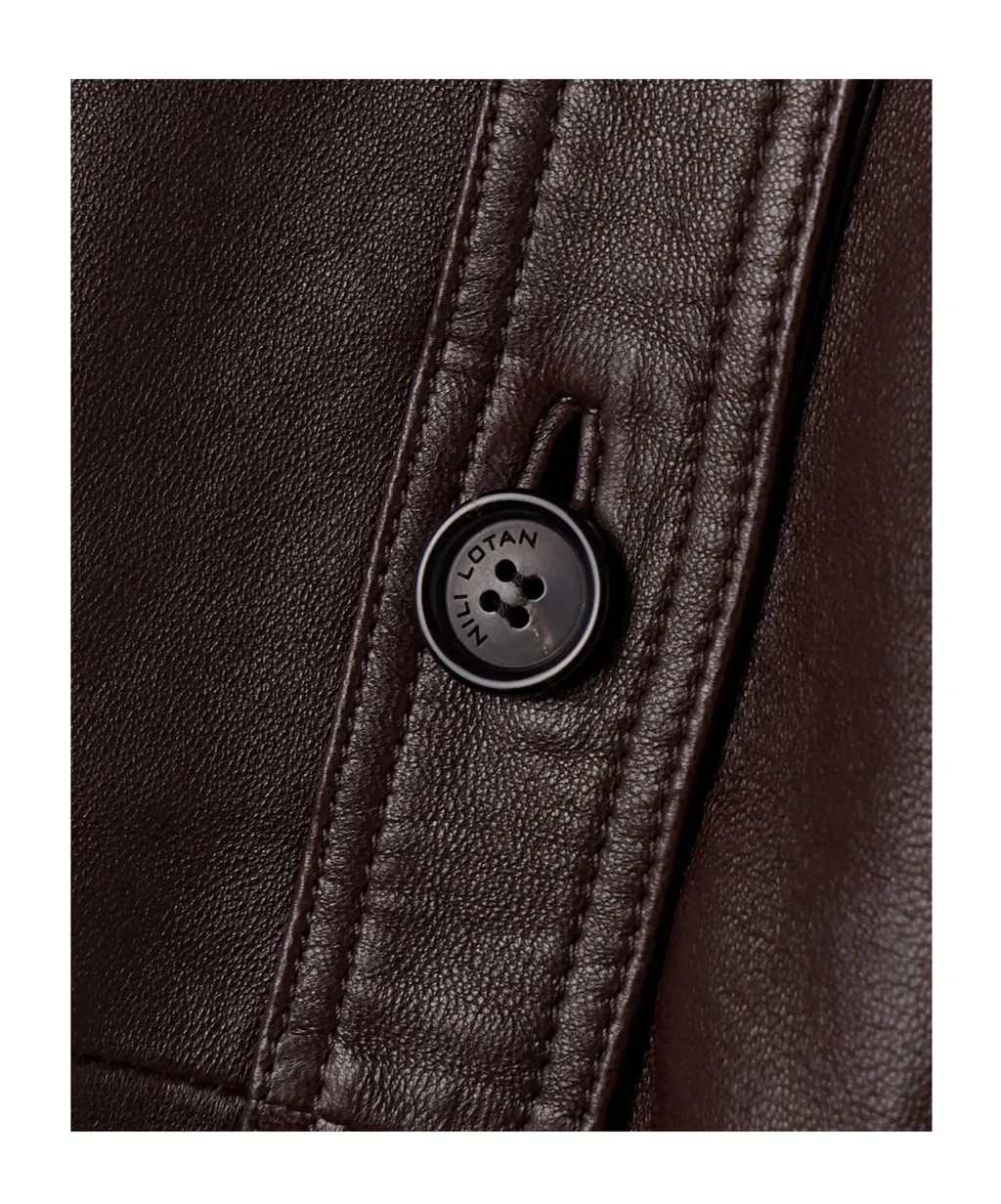 Emmylou Patchwork Leather Jacket