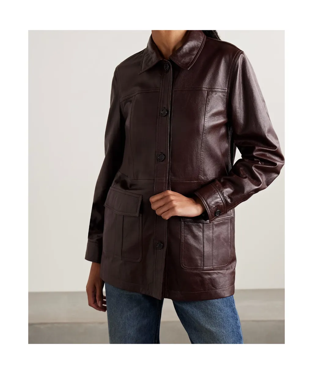 Emmylou Patchwork Leather Jacket