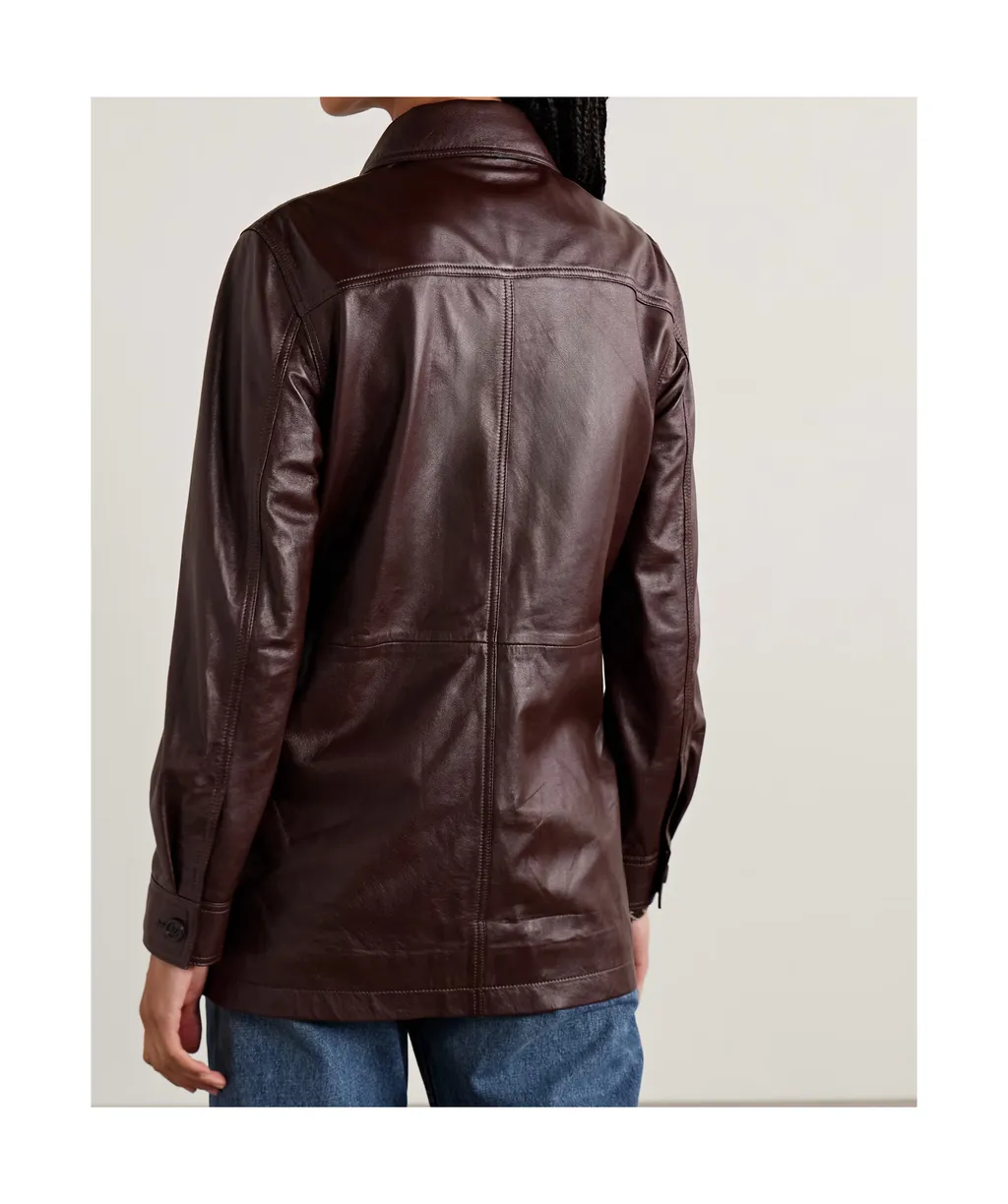 Emmylou Patchwork Leather Jacket
