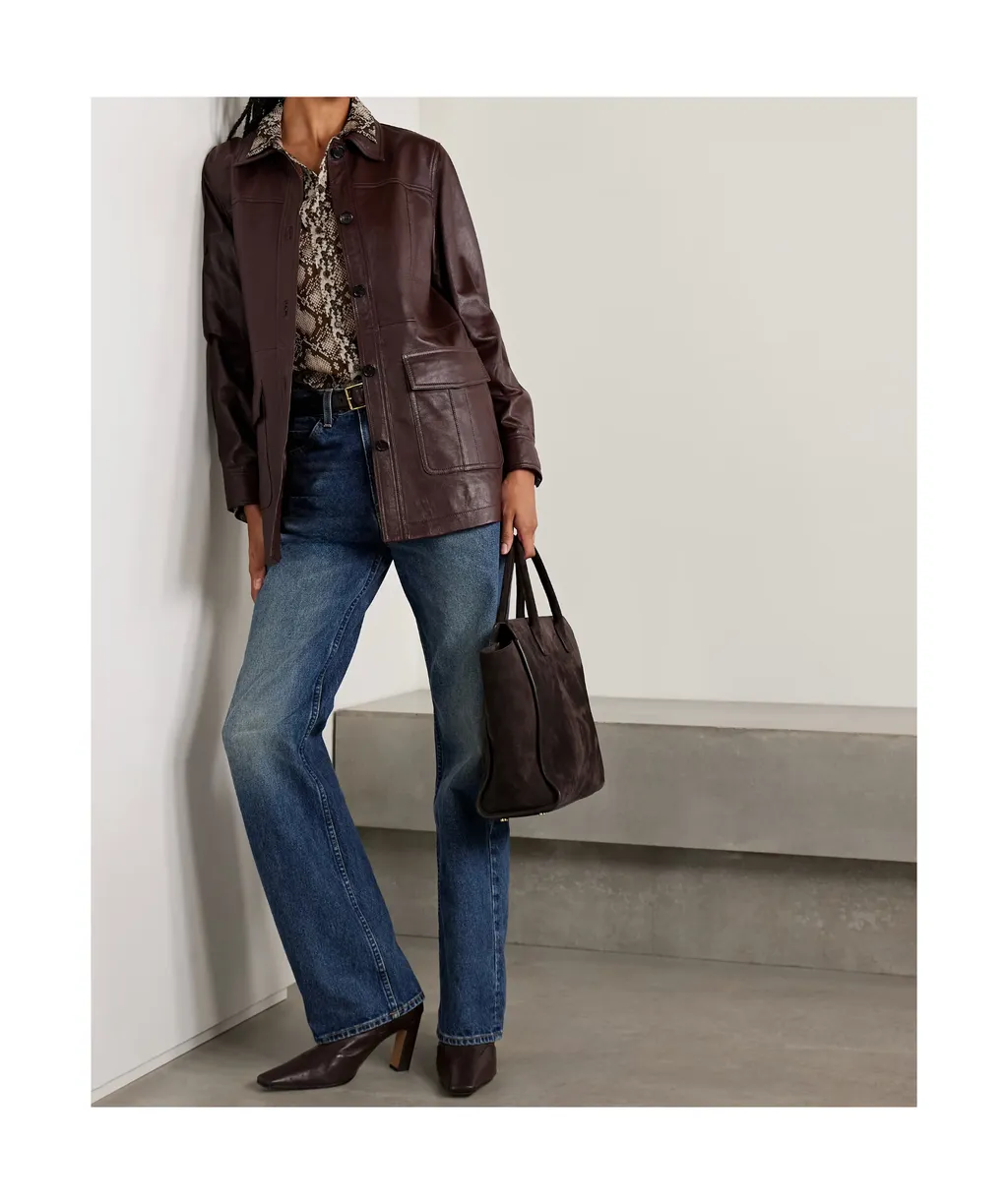 Emmylou Patchwork Leather Jacket