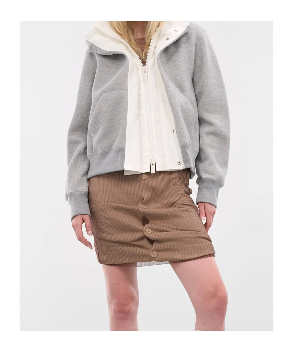 Long-Sleeved Hooded Jacket