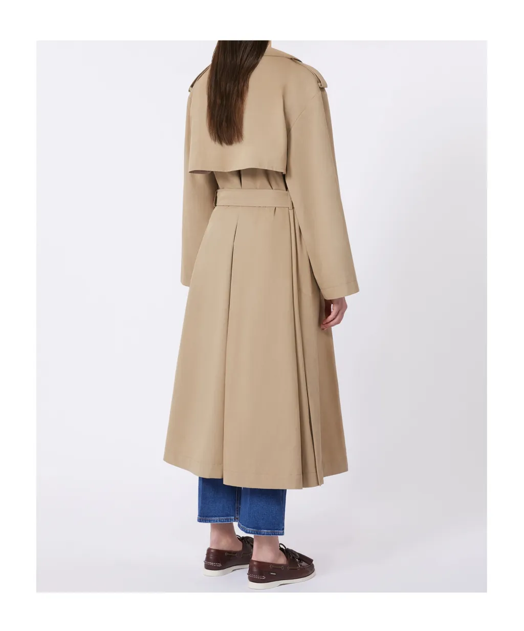 Long-Sleeved Trench Coat