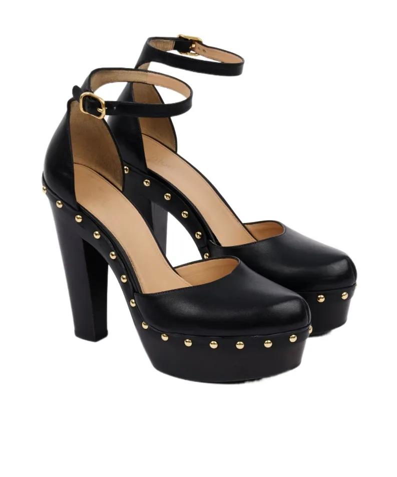 Chloé Lola Studded Playform Pumps