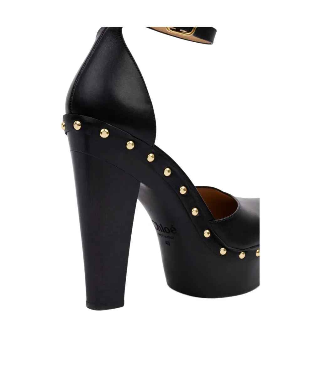 Chloé Lola Studded Playform Pumps