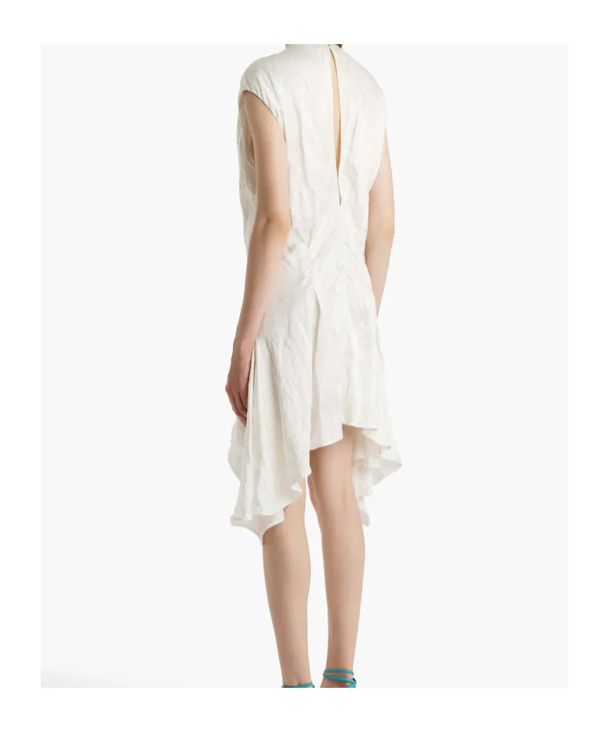 Khaite Merith Cap-Sleeved Mini Dress