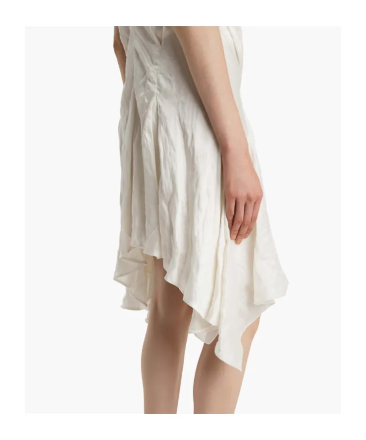 Khaite Merith Cap-Sleeved Mini Dress