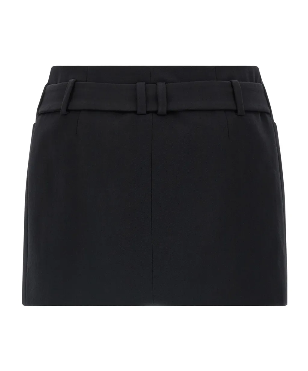Balmain Anthem Mini Skirt