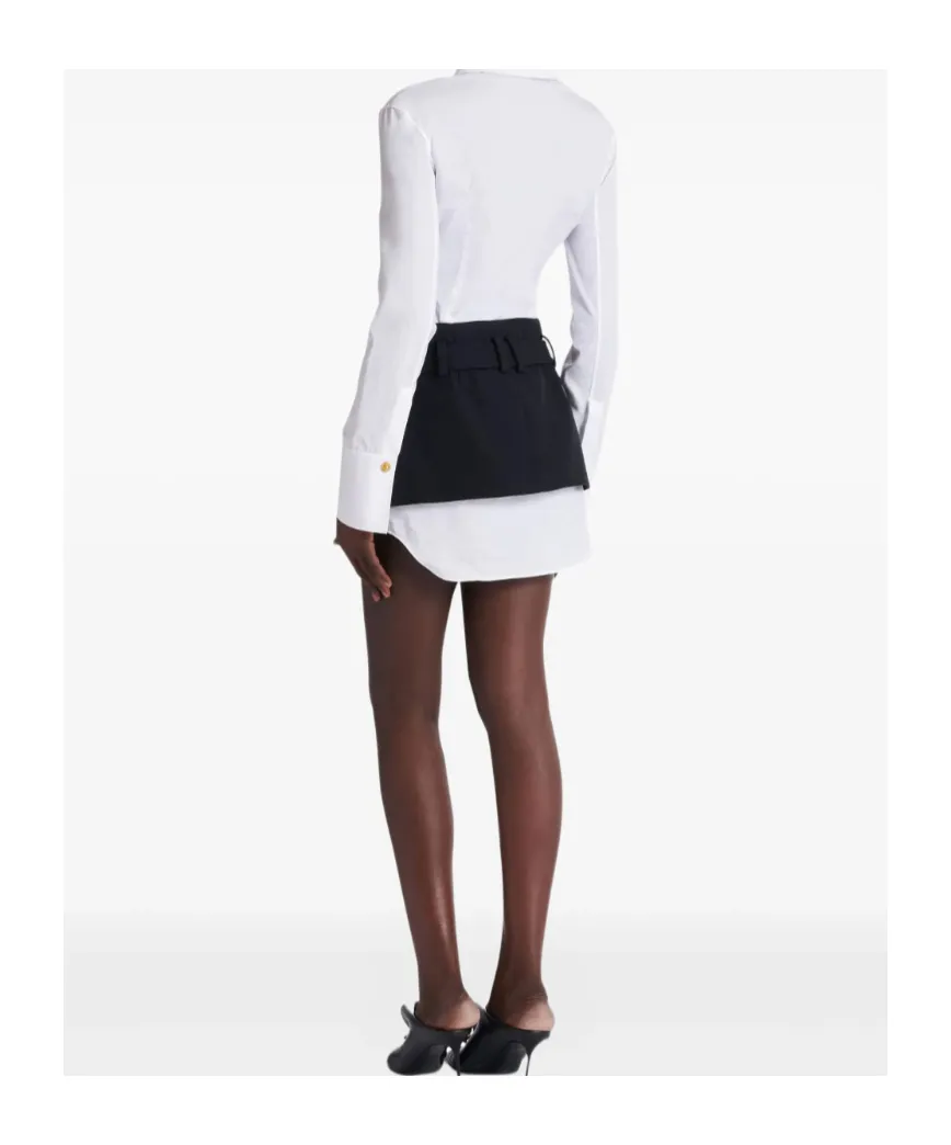 Balmain Anthem Mini Skirt
