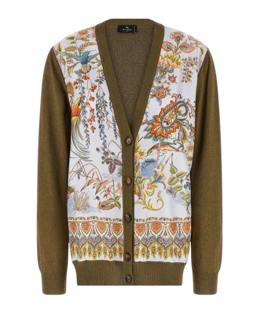Etro Paisley Knitted Cardigan