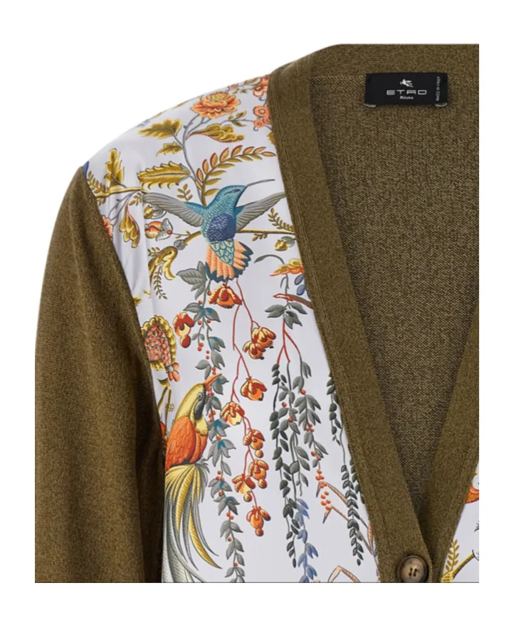 Etro Paisley Knitted Cardigan