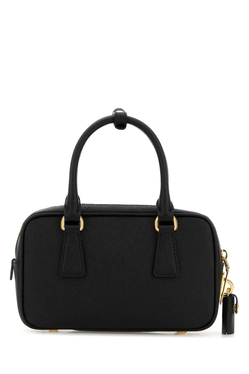 Prada Triangle-Logo Zipped Tote Bag