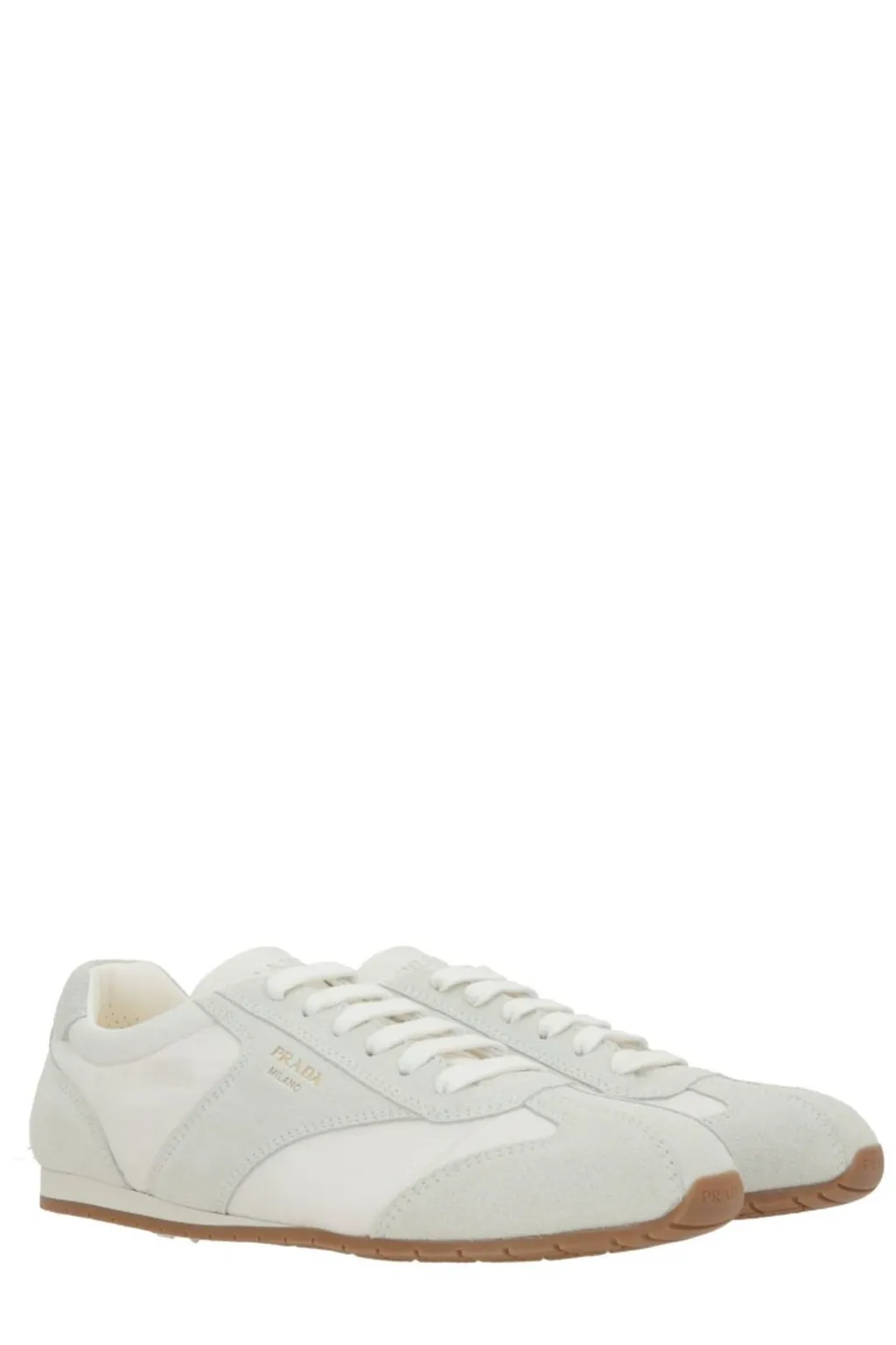 Prada Logo-Detailed Lace-Up Sneakers