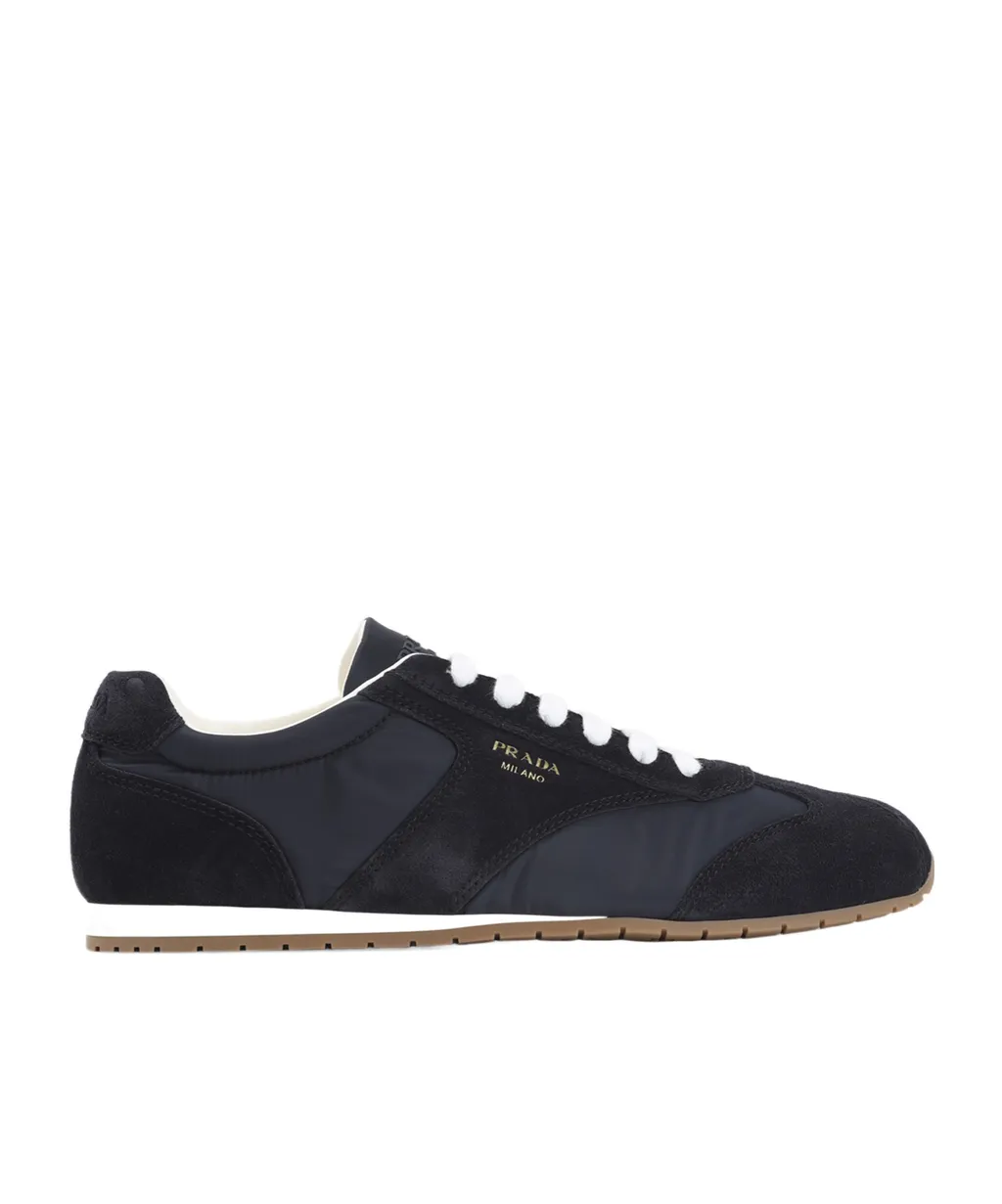 Prada Logo-Detailed Lace-Up Sneakers