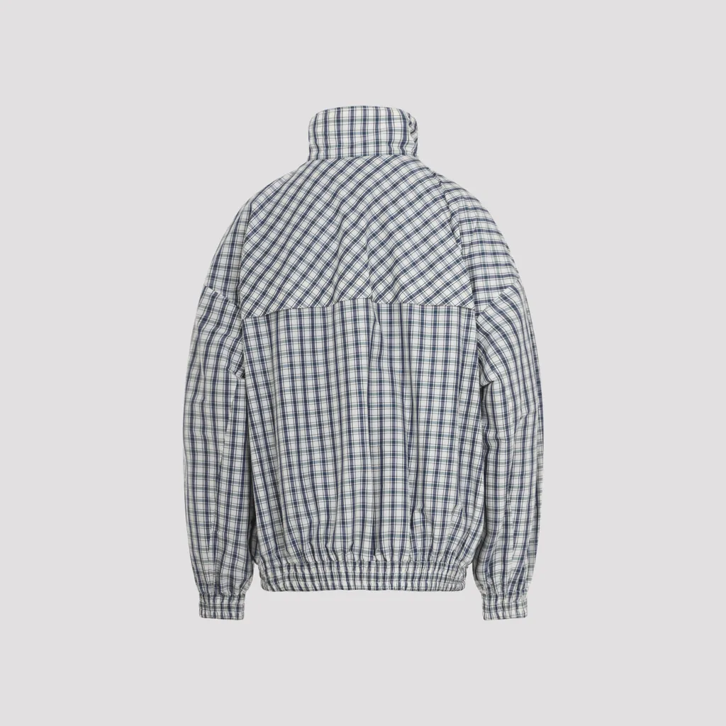 Prada Checked Zipped Jacket
