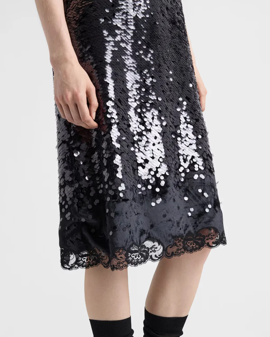 Prada Sequined Sleeveless Dress