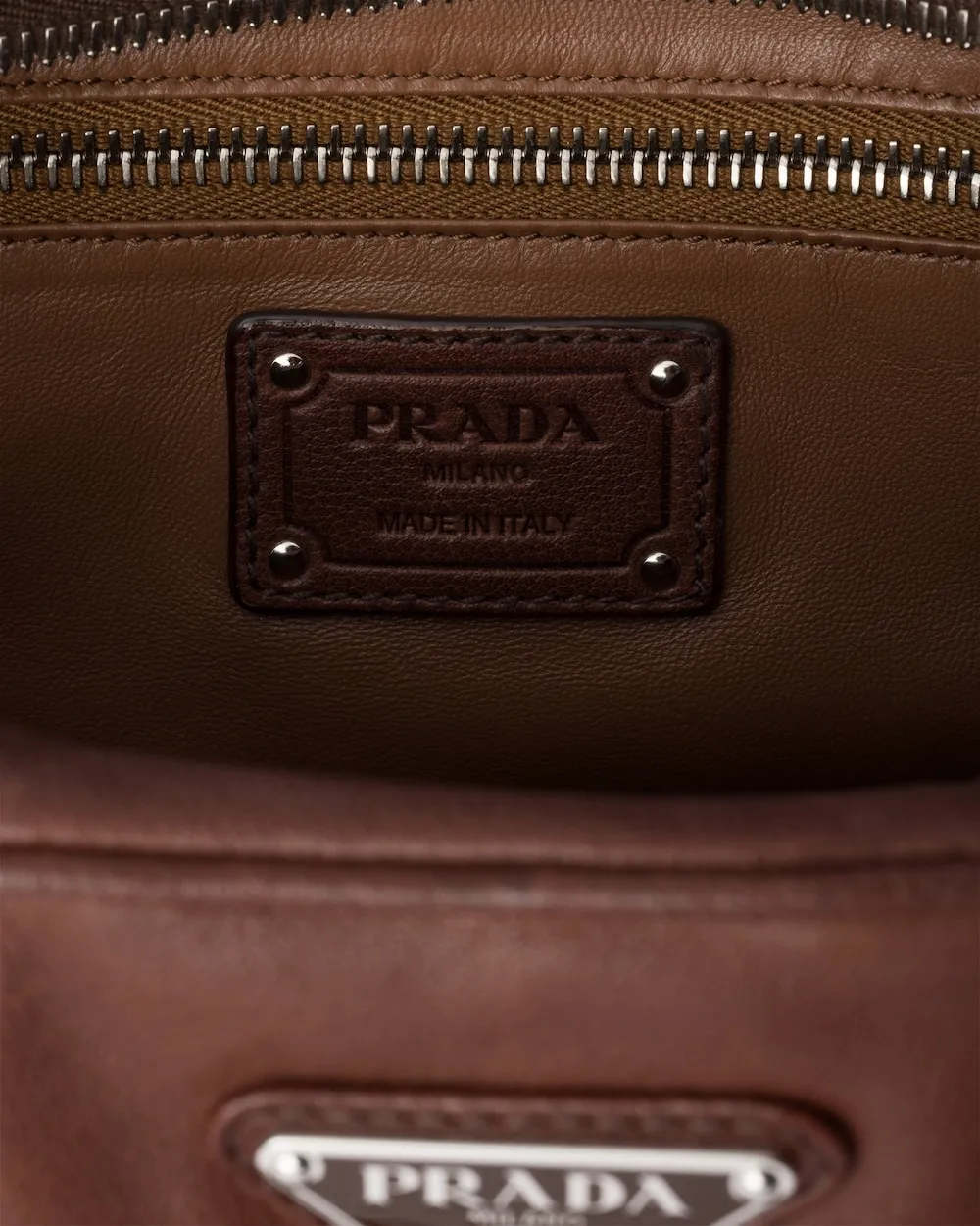 Large Washed Leather Top-Handle Bag