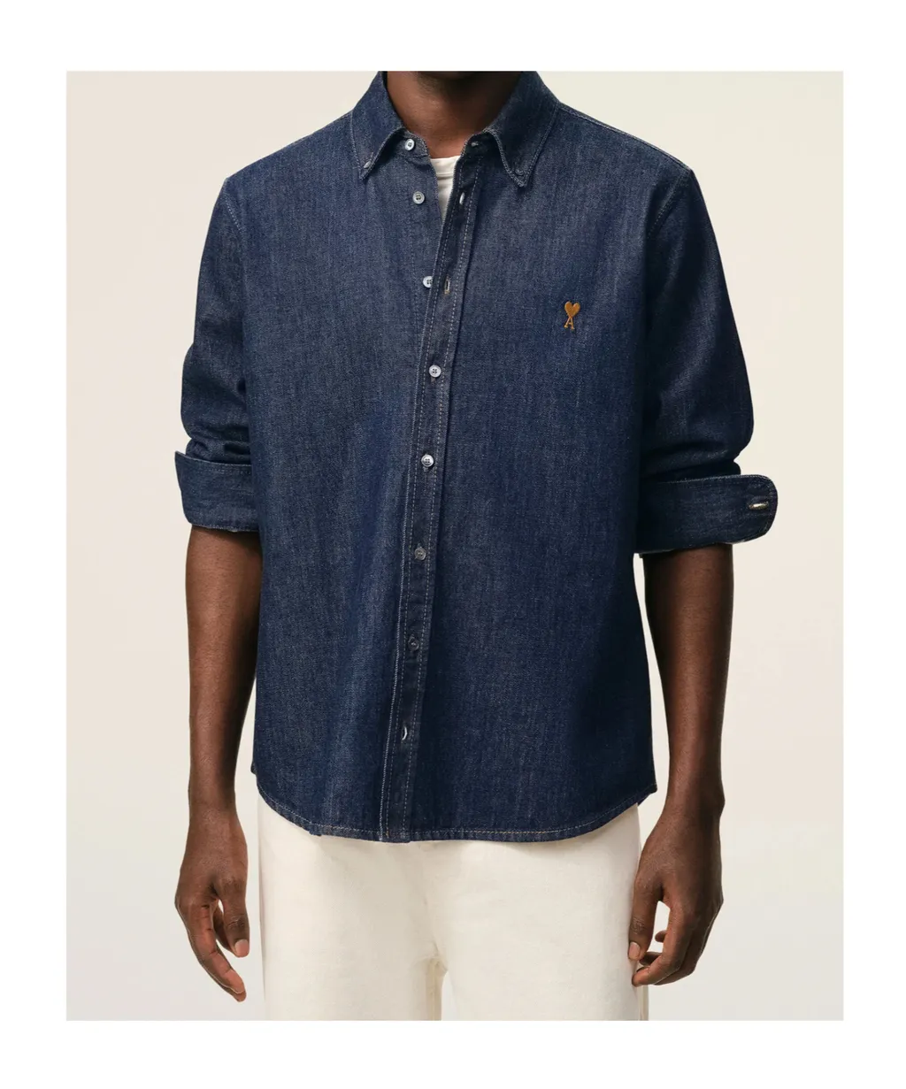 Ami Denim Ami De Coeur Shirt