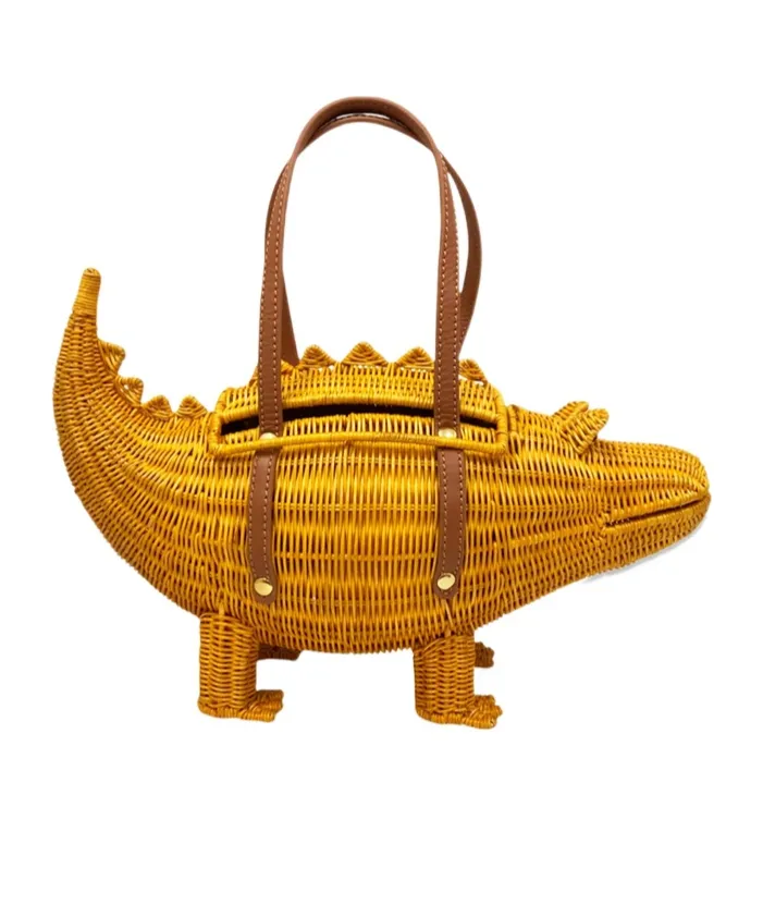 Crocodile-Shaped Handbag