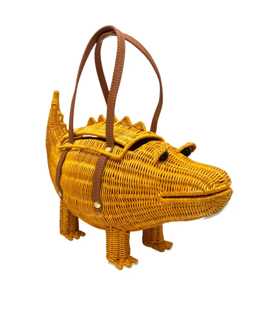 Crocodile-Shaped Handbag
