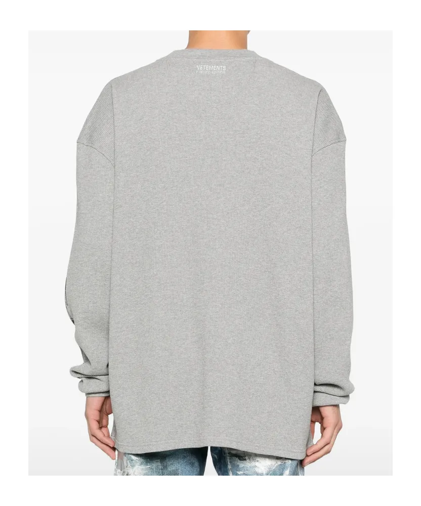 Vetements Logo-Print Crewneck Sweatshirt