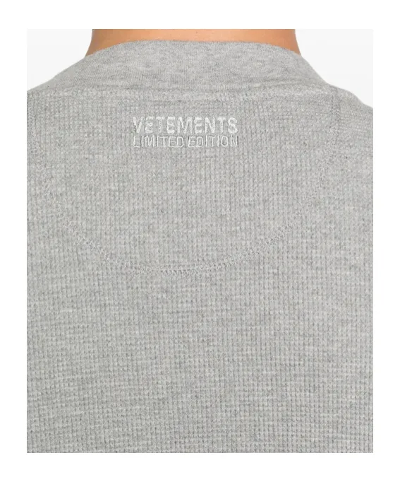 Vetements Logo-Print Crewneck Sweatshirt