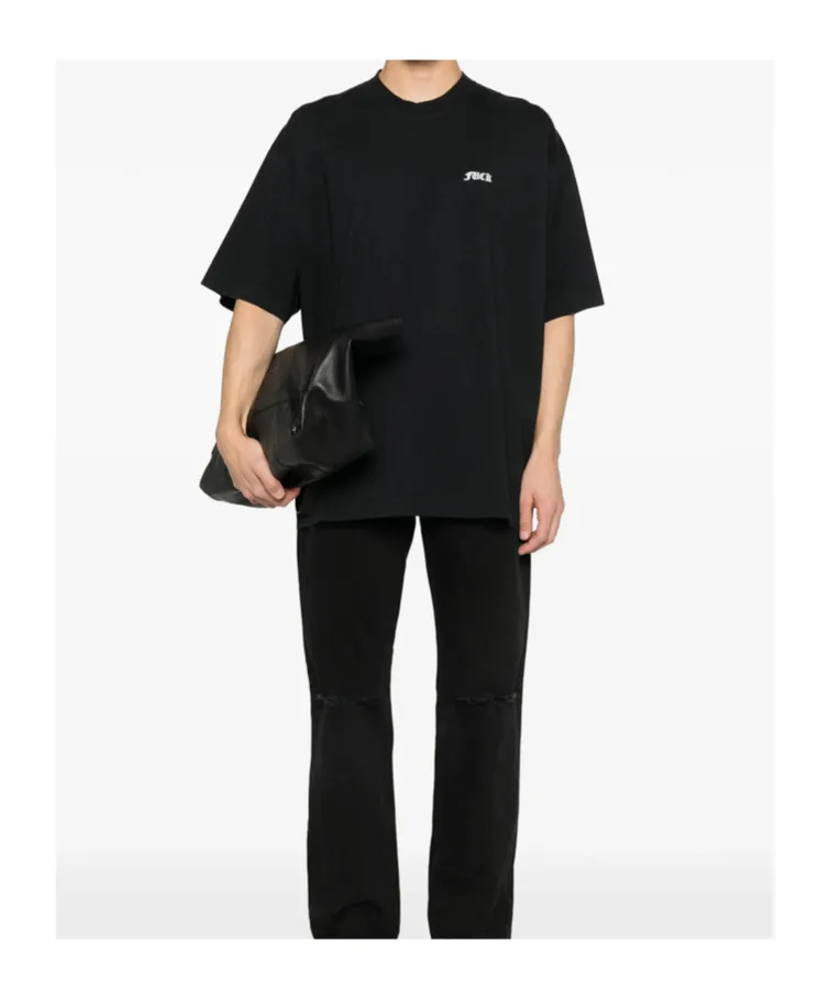 Vetements Logo-Printed Crewneck T-Shirt
