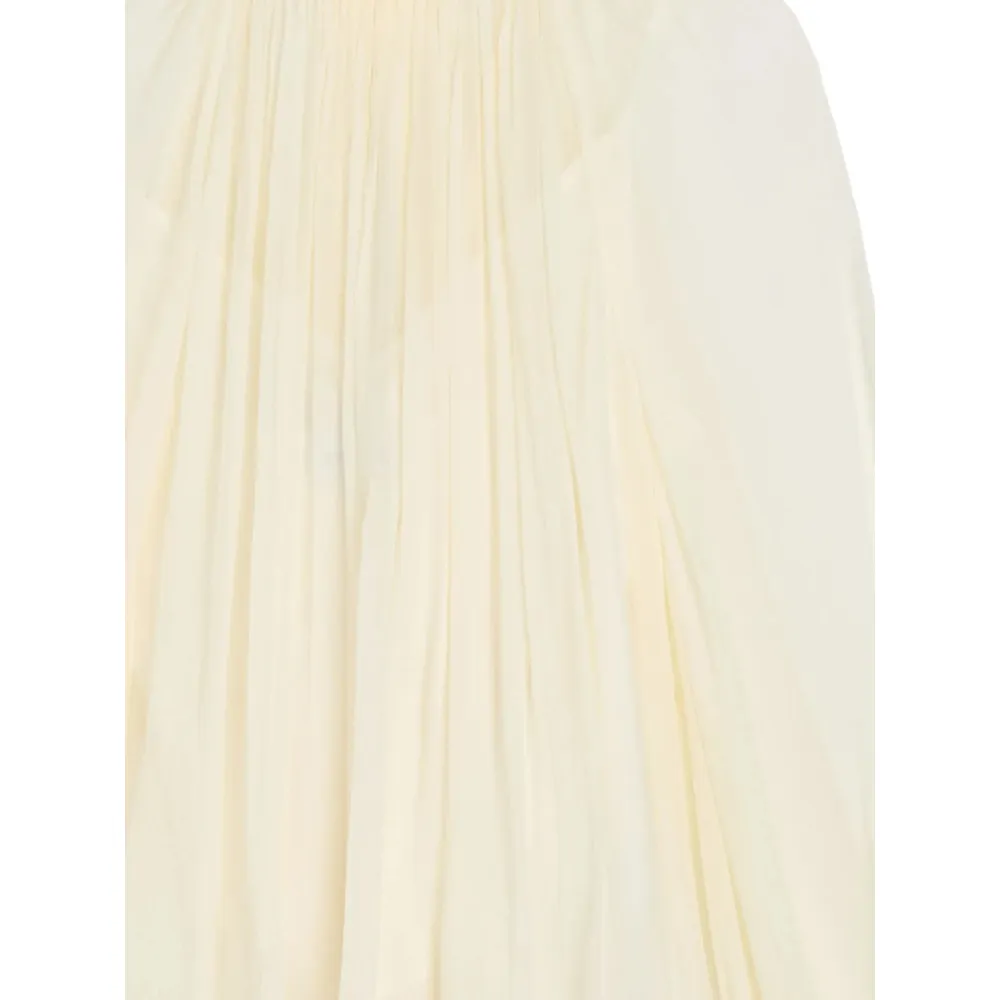 Staud Sheer Finish Roux Ruffled Top